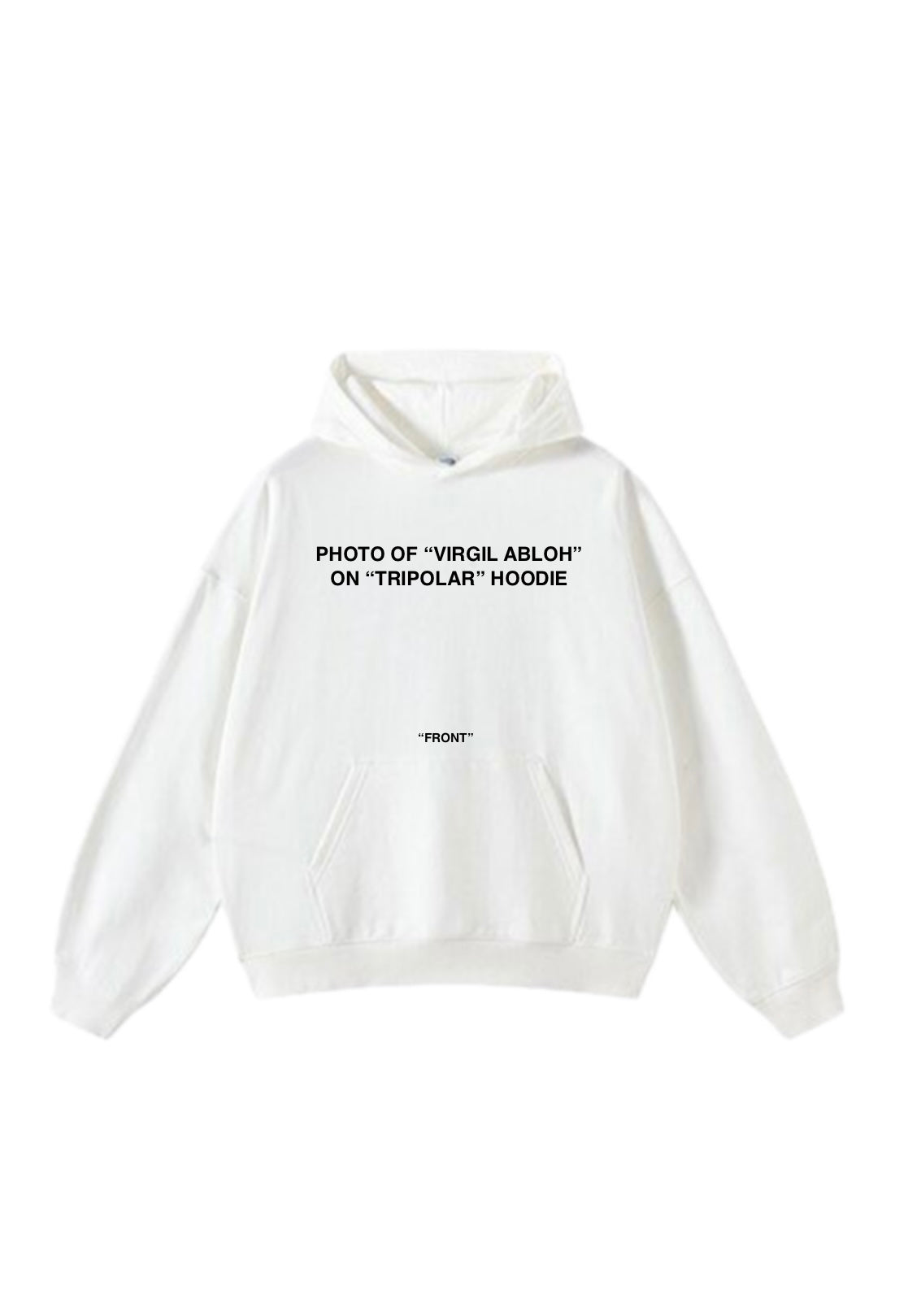 HOODIE BOXYFIT VIRGIL ABLOH